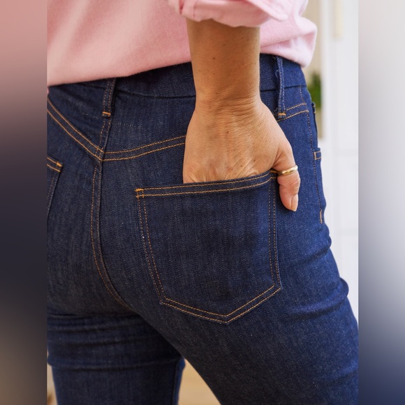 Frank & Eileen Dark Blue FLANNIGAN 1979 Italian Power Denim flare Jean - Picture 6 of 8